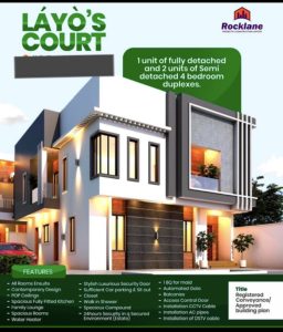 NEWLY BUILT FULLY And SEMI DETACHED DUPLEXES WITH BQ, OGBA