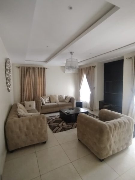 Furnished 4 bedroom duplex with BQ for rent.
