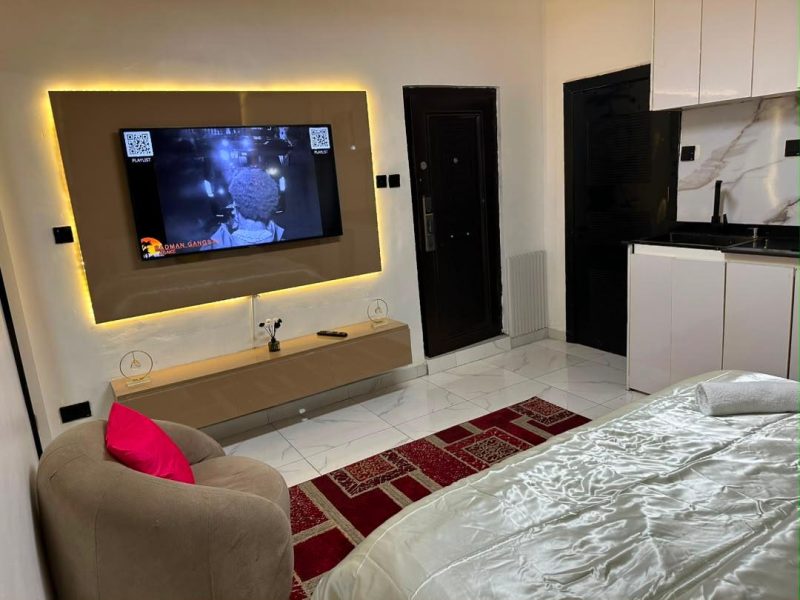 Studio Apartment facilities include Swimming pool