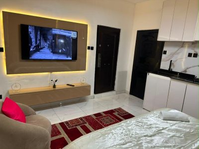 Studio Apartment facilities include Swimming pool