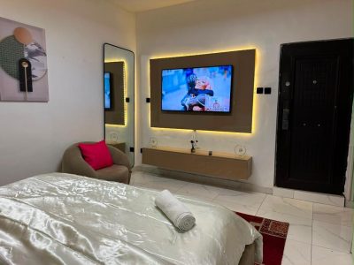 Studio Apartment facilities include Swimming pool
