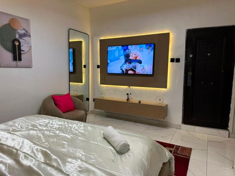 Studio Apartment facilities include Swimming pool
