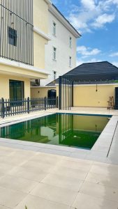 5 bedroom terrace duplex in a mini estate