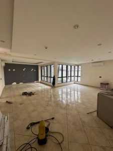 4 bedroom terrace with a room bq, swimming pool and gym