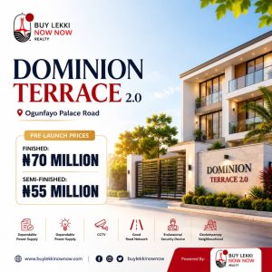 4 Bedroom Terrace Duplex at pre-launch
