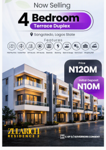 4 Bedroom Terrace DUPLEX IN MONASTERY ROAD SANGOTEDO!