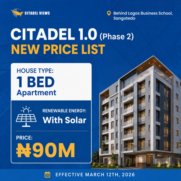 1 Bedroom Apartment – Abraham Adesanya, Ajah Sangotedo 