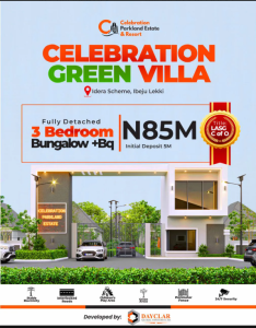 Luxury 3 Bedroom Fully Detached Bungalows And BQ