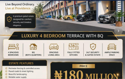 Luxury 4 bedroom Terrace with BQ