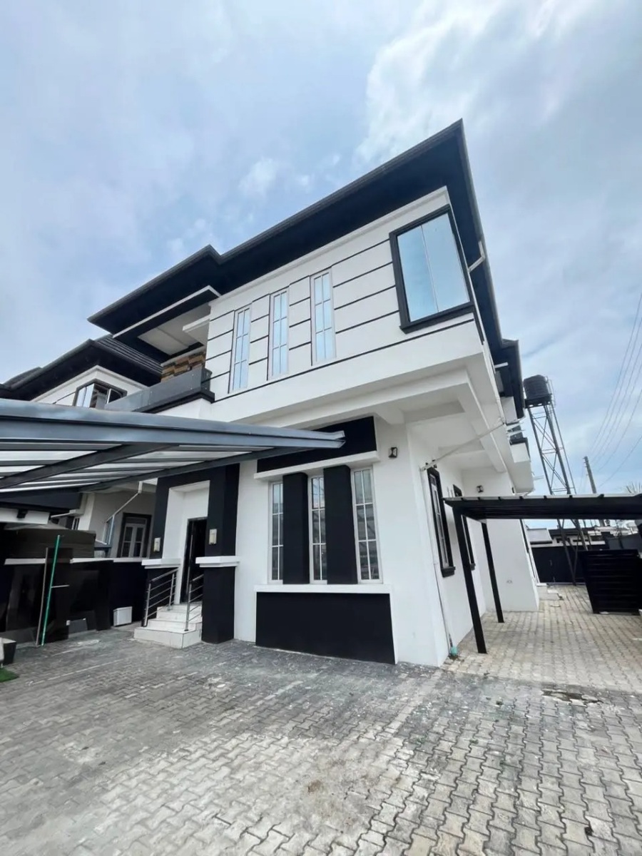 Modern 4 Bedroom Detached duplex With BQ in Ikota, Lekki