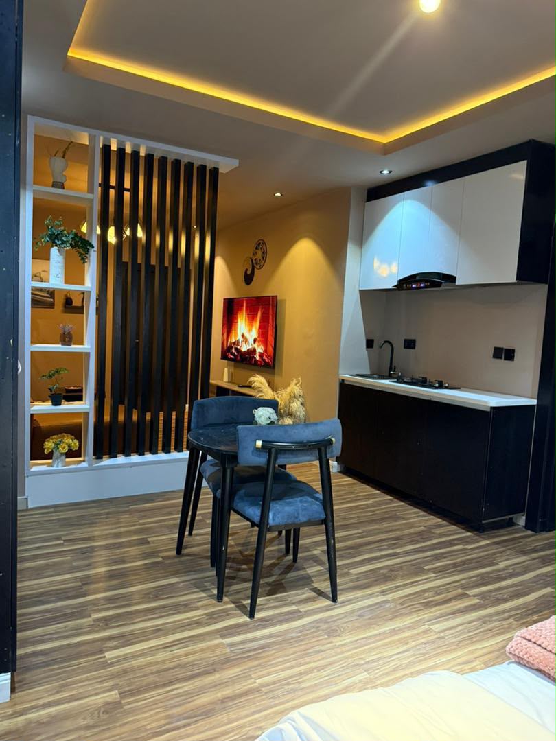 Fully Furnished Studio Mini Flat With Personal kitchen.